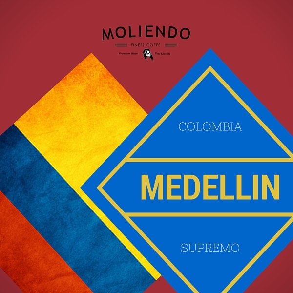 Moliendo Kolombiya Supremo Kafeinsiz (Decaf) Kahve