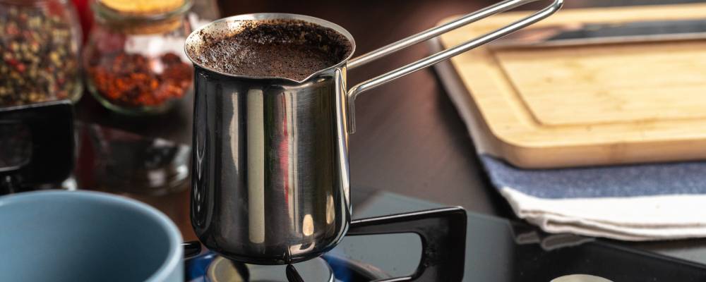 Ocakta Türk Kahvesi Yapımı