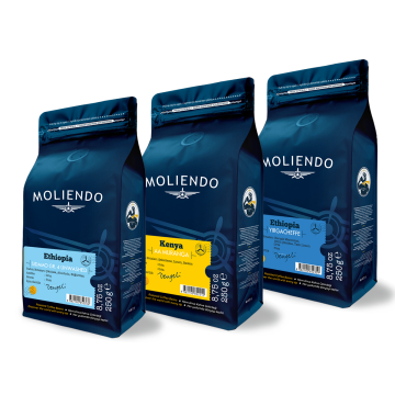 Moliendo Afrika Kahveleri Avantaj Paketi  3x250 g