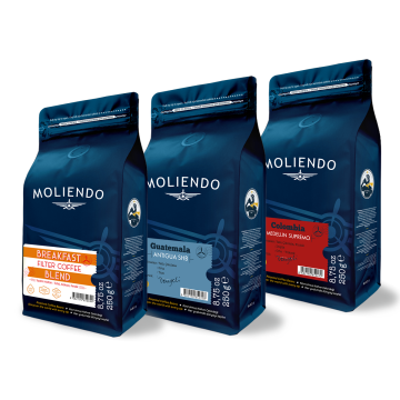 Moliendo Popüler Filtre Kahve Avantaj Paketi  3x250 g