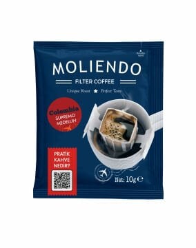 Moliendo Colombia Medellin Supremo Pratik Filtre Kahve 10x10 g