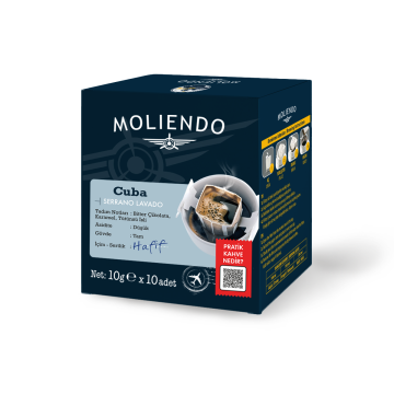 Moliendo Cuba Serrano Lavado Pratik Filtre Kahve 10x10 g
