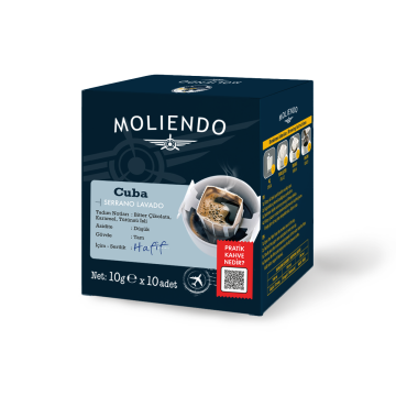 Moliendo Cuba Serrano Lavado Pratik Filtre Kahve 10x10 g