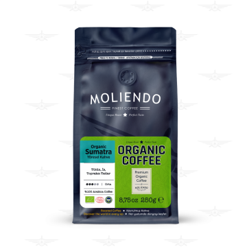 Moliendo Organic Indonesia Sumatra (Çekirdek) Yöresel Kahve 250 g
