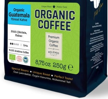 Moliendo Organic Guatemala SHB (Çekirdek) Yöresel Kahve 250 g