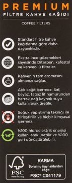 COOK Premium Filtre Kahve Kağıdı - Ebat 4