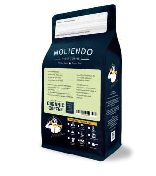 Moliendo Organic Ethiopia Yirgacheffe Yöresel Kahve 250 g (Çekirdek)