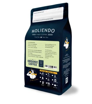 Moliendo Organic Ethiopia Yirgacheffe Yöresel Kahve 250 g (Çekirdek)