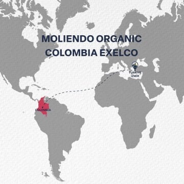 Moliendo Organic Colombia Excelso (Çekirdek) Yöresel Kahve 250 g