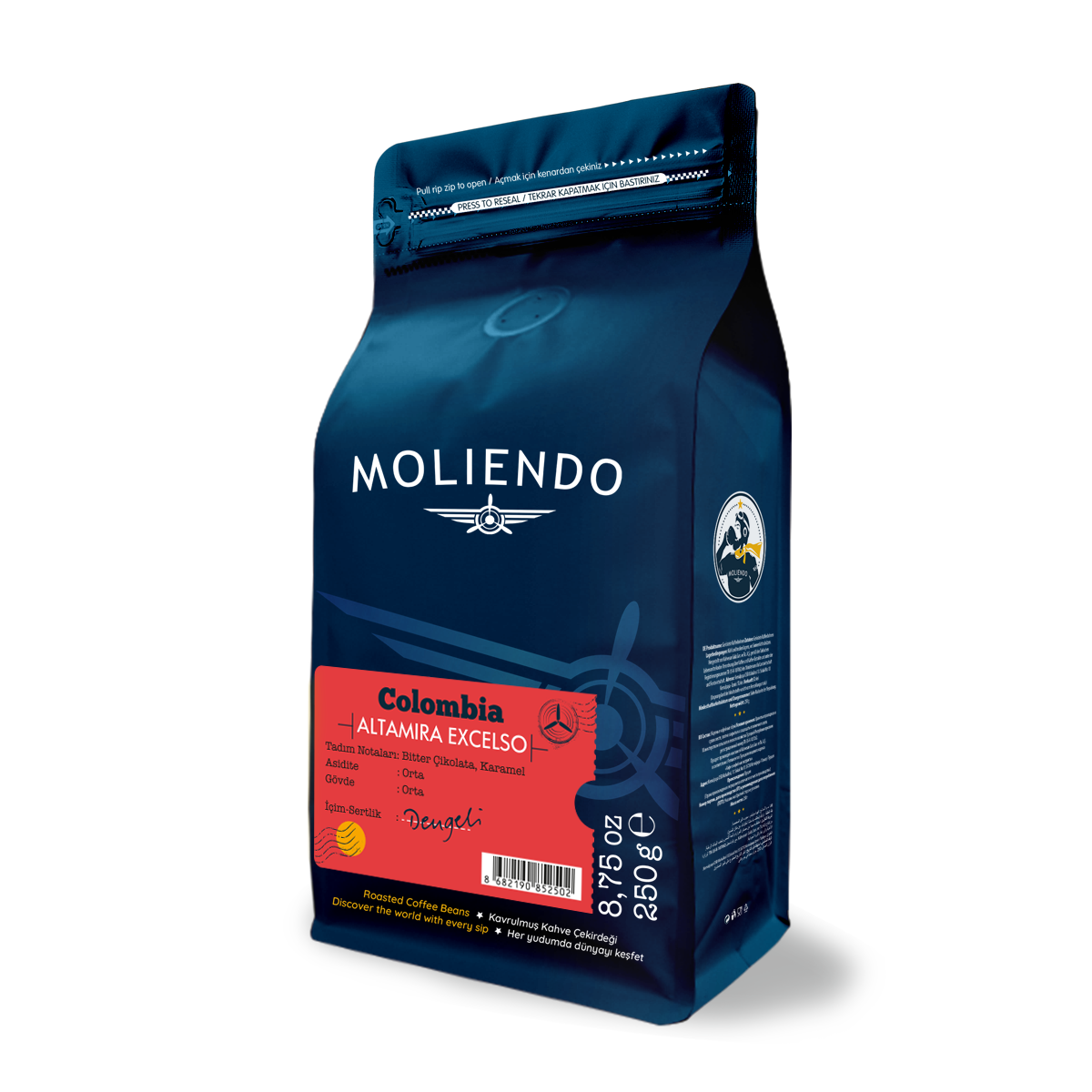 Moliendo Colombia Altamira Excelso Yöresel Kahve