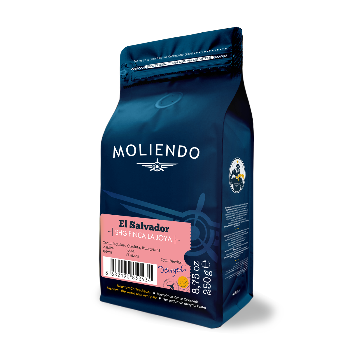 Moliendo El Salvador SGH Finca La Joya Yöresel Kahve