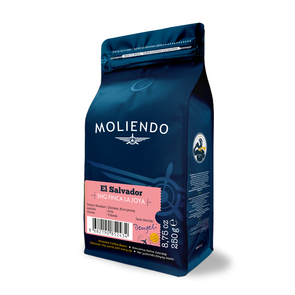 Moliendo El Salvador SGH Finca La Joya Yöresel Kahve