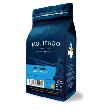 Moliendo Ethiopia Geisha Bebeka Yöresel Kahve 250 gr.