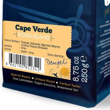 Moliendo Cape Verde Fogo Island Yöresel Kahve