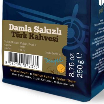 Moliendo Gerçek Damla Sakızlı Türk Kahvesi