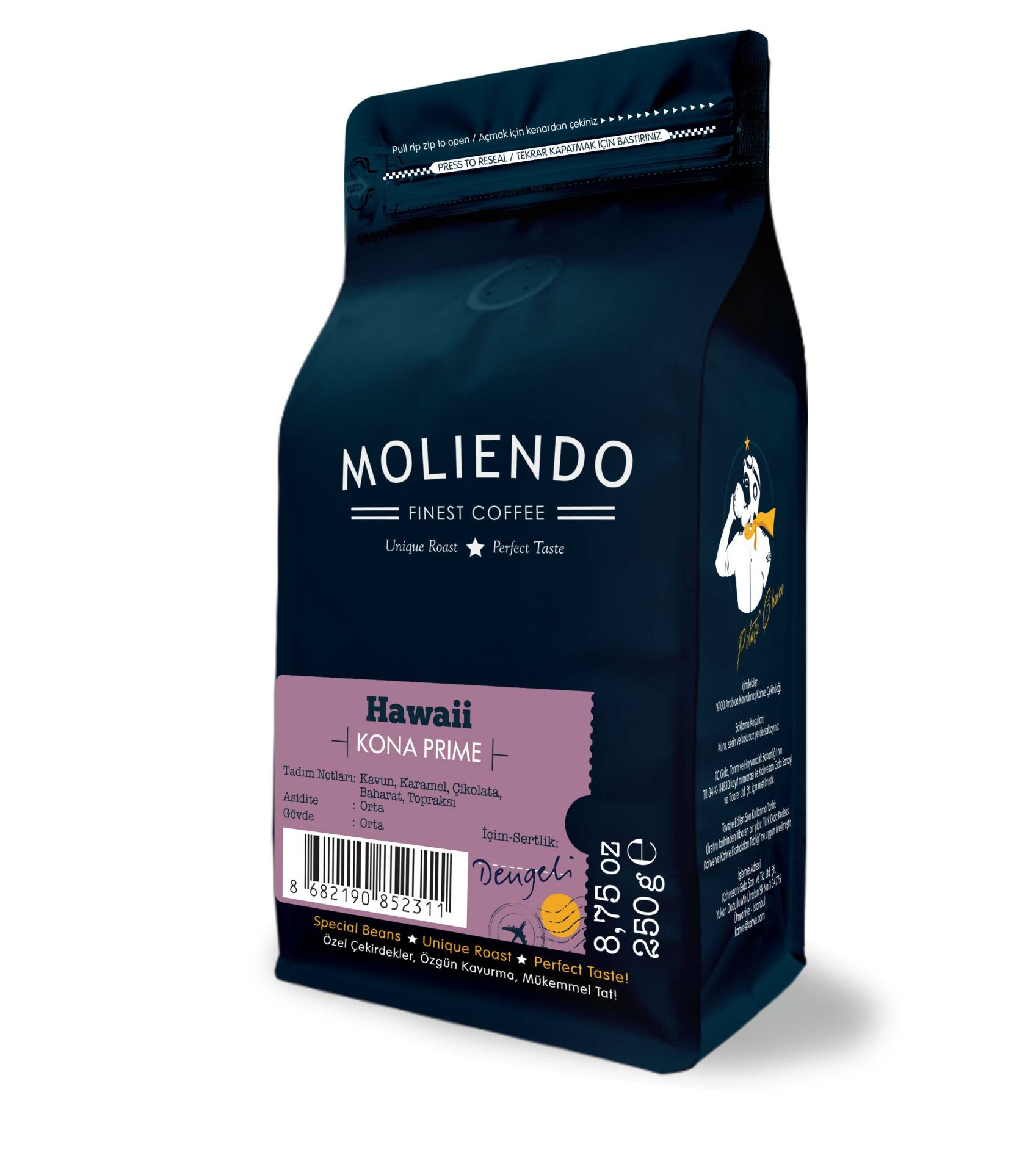Moliendo Hawaii Kona Prime Yöresel Kahve