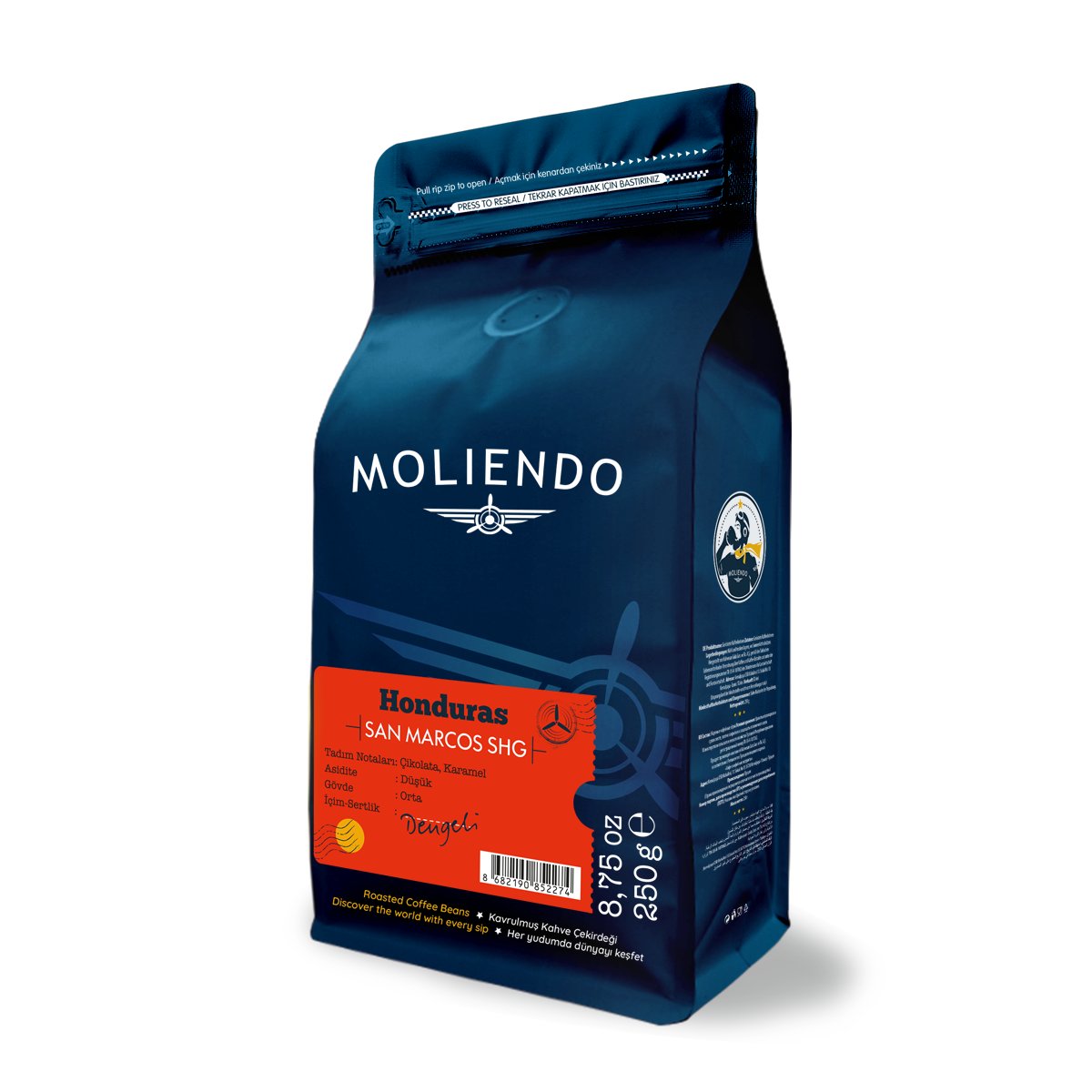 Moliendo Honduras San Marcos SHG Yöresel Kahve