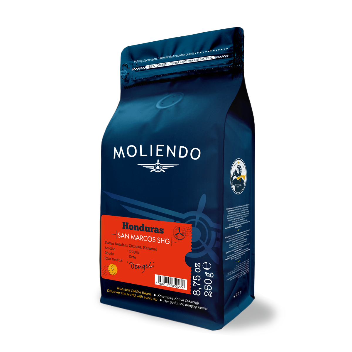 Moliendo Honduras San Marcos SHG Yöresel Kahve