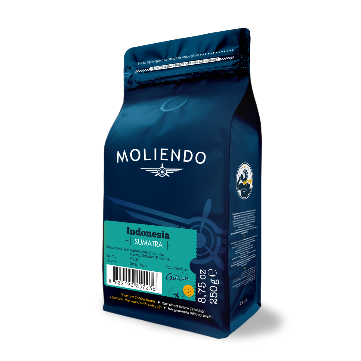 Moliendo Indonesia Sumatra Yöresel Kahve