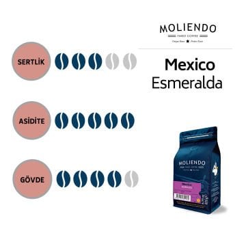 Moliendo Mexico Esmeralda Yöresel Kahve 250 gr.