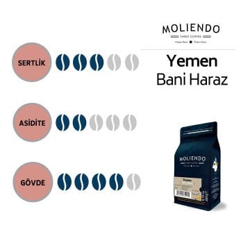 Moliendo Yemen Bani Haraz Yöresel Kahve 250 gr.