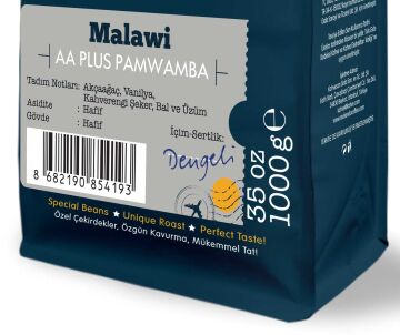 Moliendo Malawi AA+ Pamwamba Yöresel Kahve 1000 gr.
