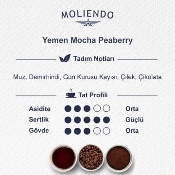 Moliendo Yemen Mocha Yöresel Kahve 250 gr.