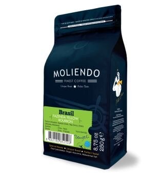 Moliendo Brasil Fazenda Yellow Bourbon Yöresel Kahve 250 gr.