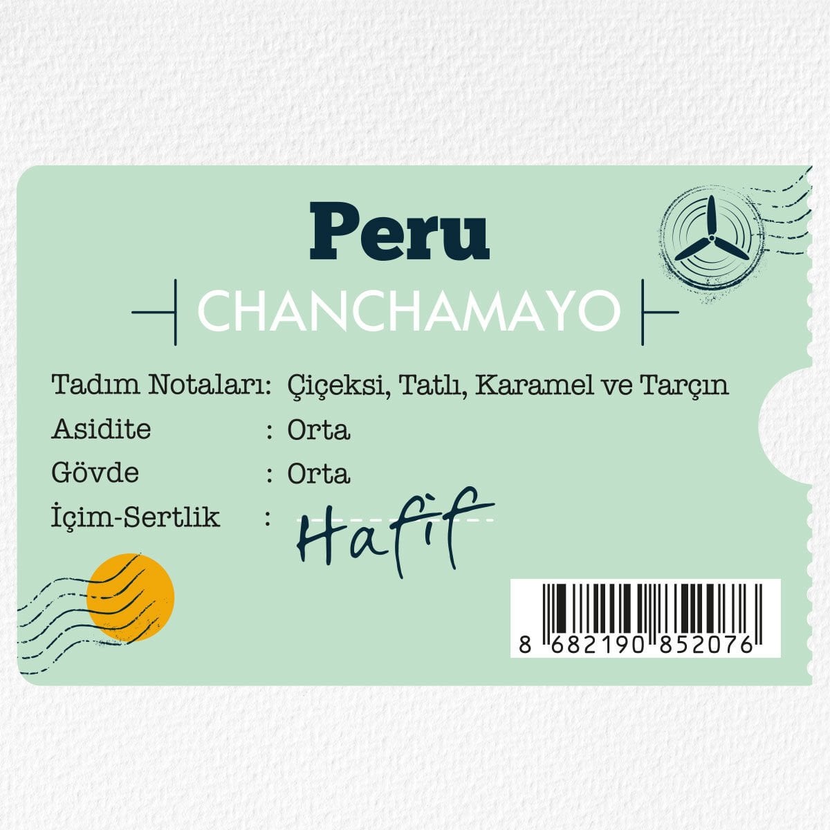 Moliendo Peru Chanchamayo Yöresel Kahve 250 gr.