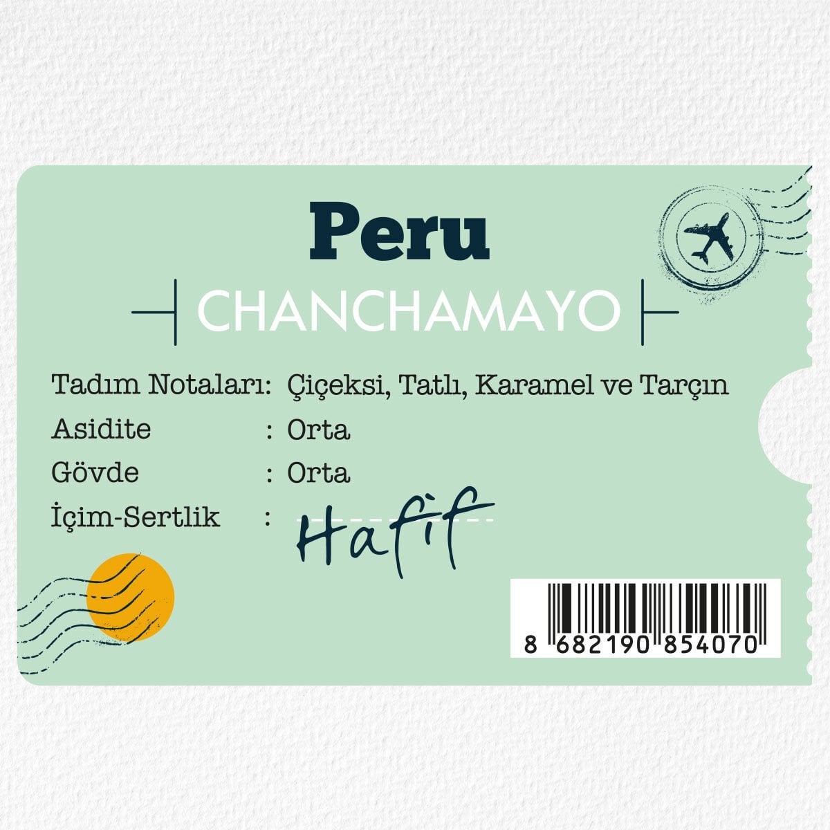 Moliendo Peru Chanchamayo Yöresel Kahve 1000 gr.