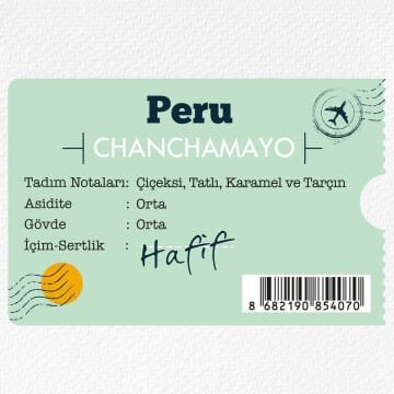 Moliendo Peru Chanchamayo Yöresel Kahve 1000 gr.