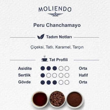Moliendo Peru Chanchamayo Yöresel Kahve 1000 gr.