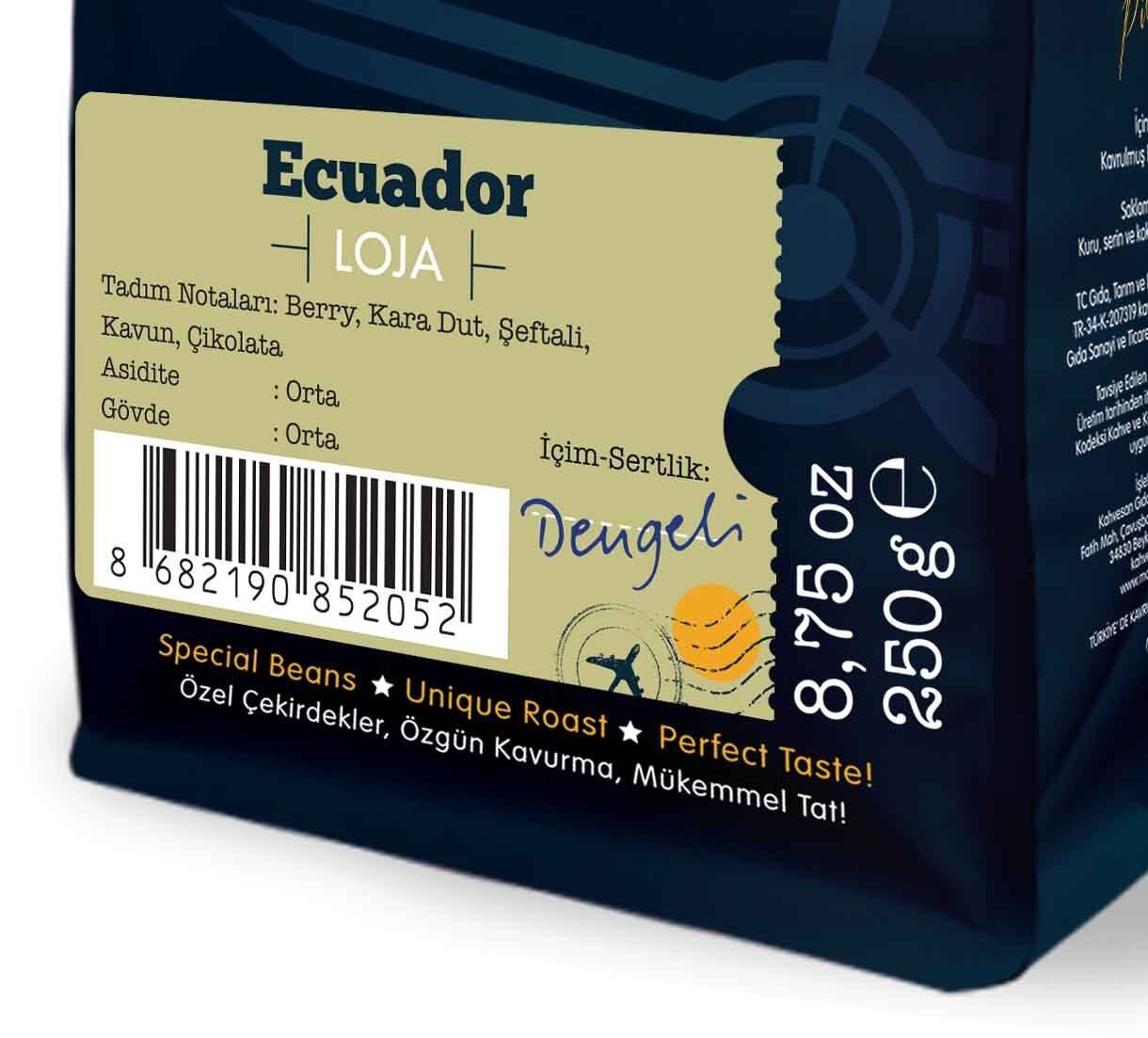 Moliendo Ecuador Loja Yöresel Kahve 250 gr.