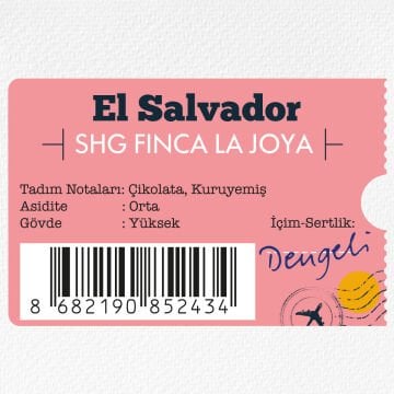 Moliendo El Salvador SGH Finca La Joya Yöresel Kahve 250 gr.