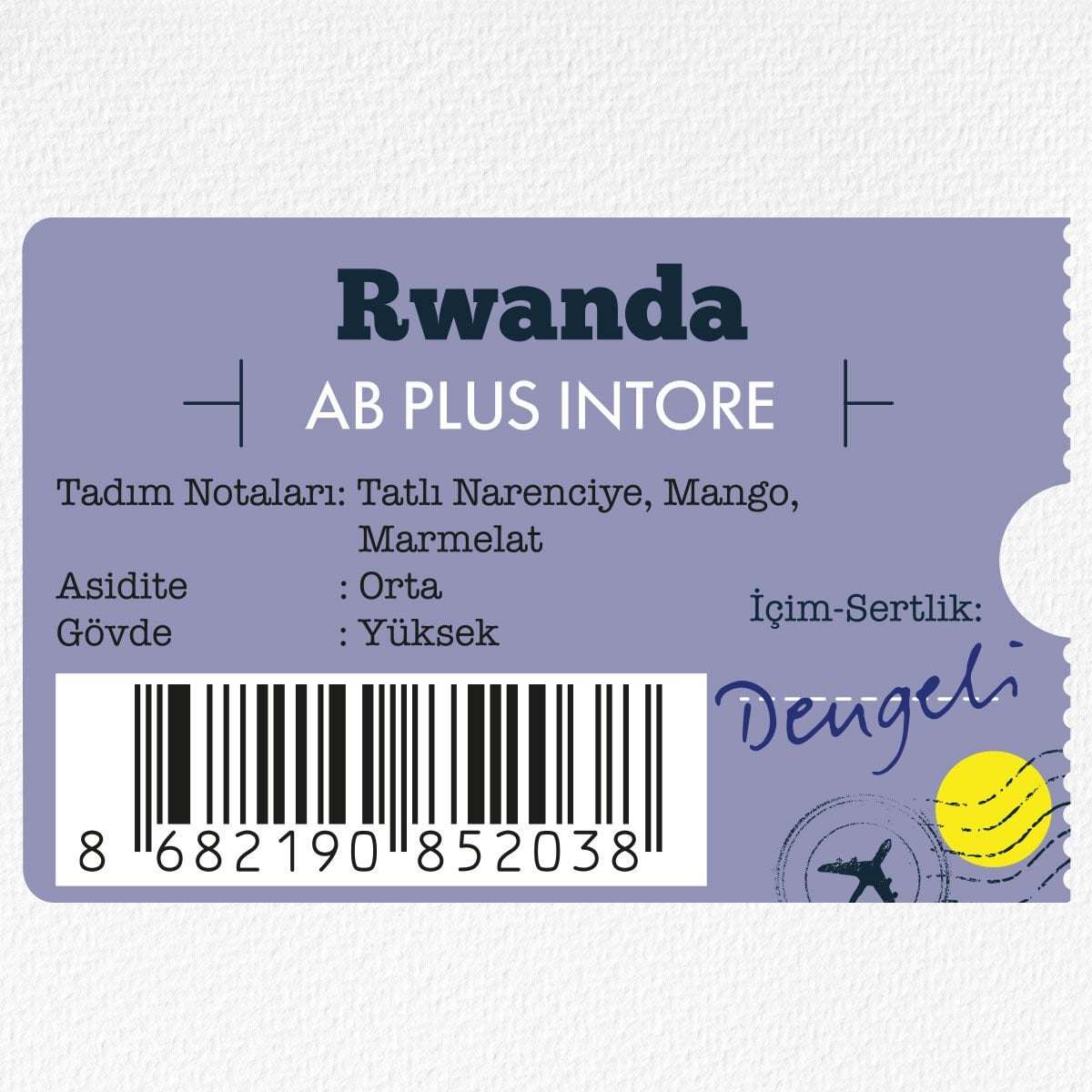 Moliendo Rwanda AB Plus Intore Yöresel Kahve 250 gr.
