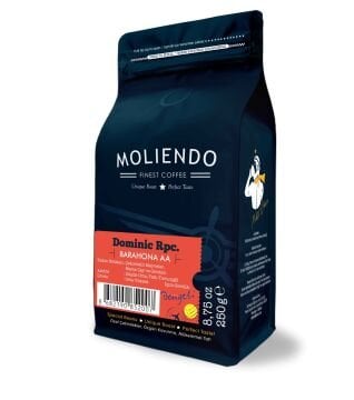 Moliendo Dominic Rpc. Barahona AA Yöresel Kahve 250 gr.