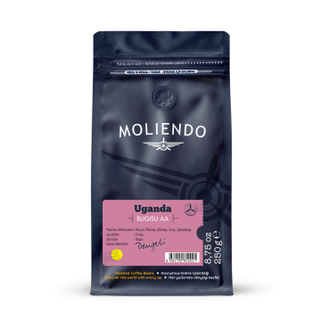 Moliendo Uganda Bugisu AA Yöresel Kahve 250 gr.