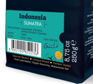 Moliendo Indonesia Sumatra Yöresel Kahve 250 gr.