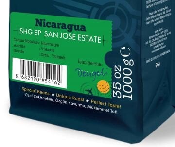 Moliendo Nicaragua SHG EP San Jose Estate Yöresel Kahve 1000 gr.