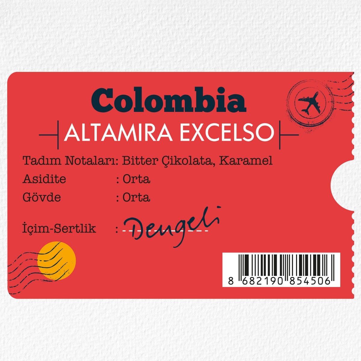 Moliendo Colombia Altamira Excelso Yöresel Kahve 1000 gr.