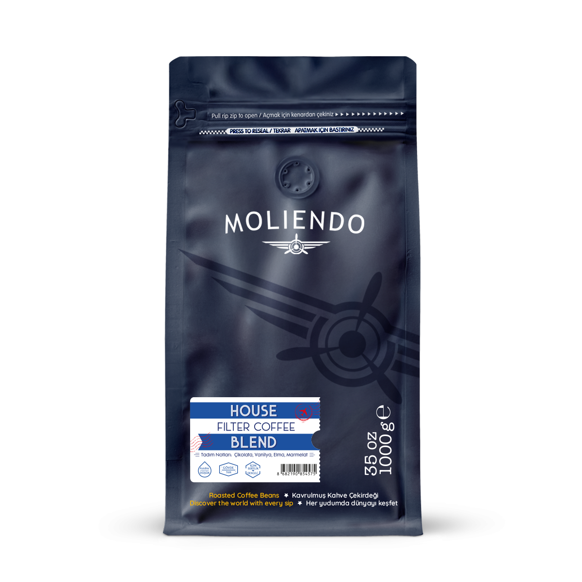 Moliendo House Blend Filtre Kahve 1000 gr.