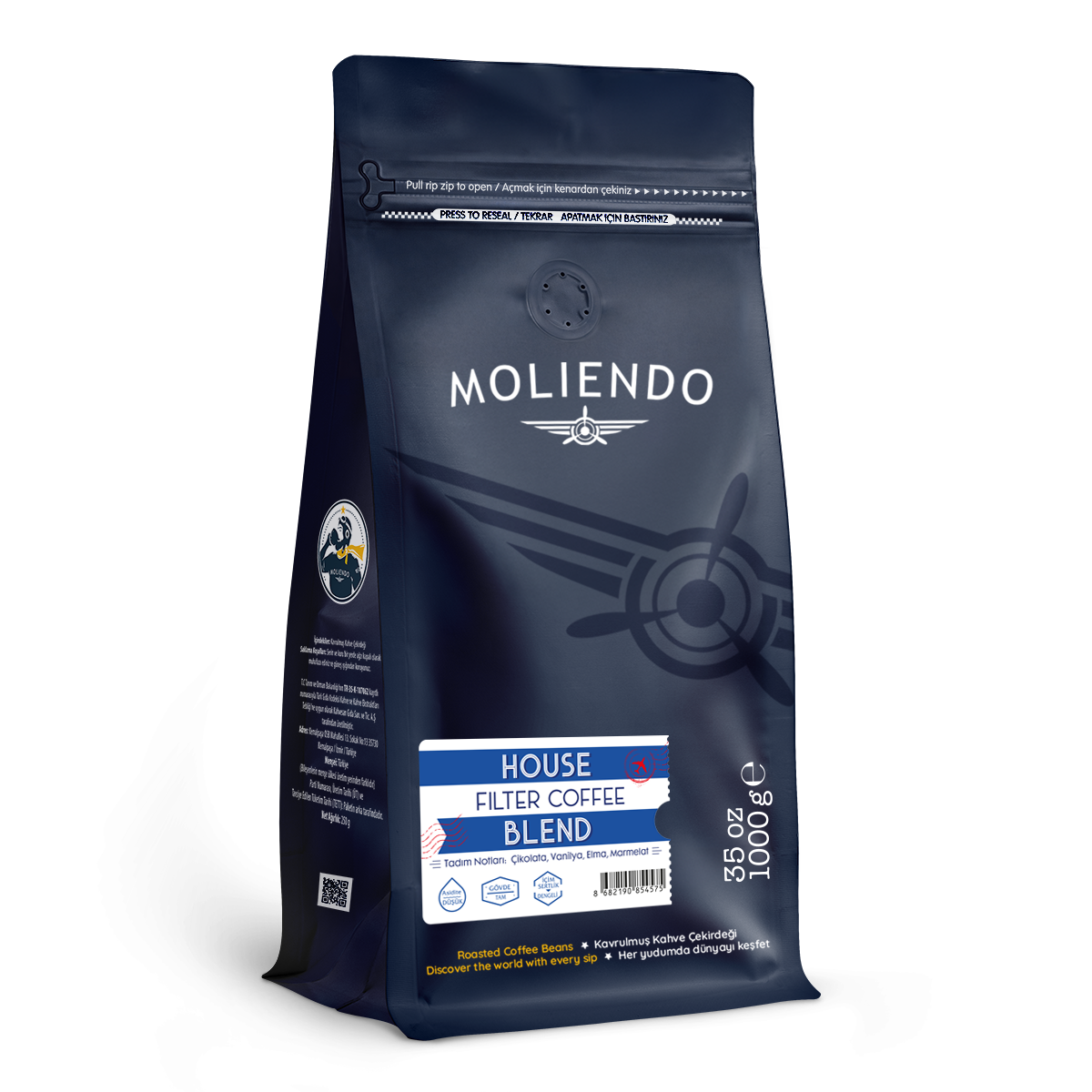 Moliendo House Blend Filtre Kahve 1000 gr.
