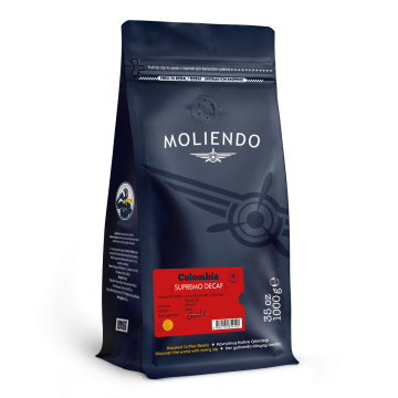 Moliendo Colombia Supremo Decaf  (Kafeinsiz) Yöresel Kahve 1000 gr.