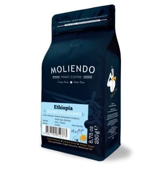 Moliendo Ethiopia Sidamo Gr 2 Yıkanmış Yöresel Kahve 250 gr.