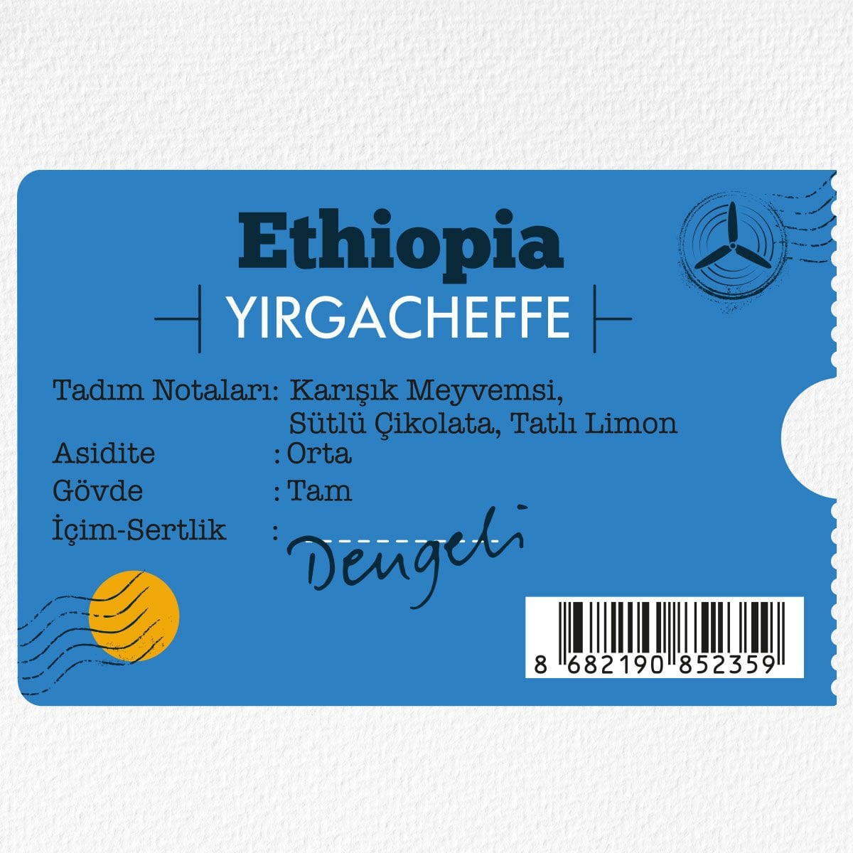 Moliendo Ethiopia Yirgacheffe Yöresel Kahve 250 gr.
