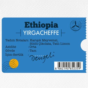 Moliendo Ethiopia Yirgacheffe Yöresel Kahve 250 gr.
