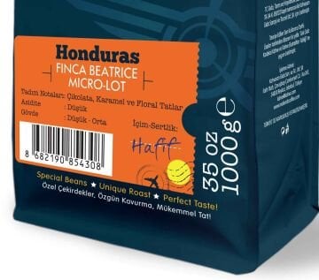 Moliendo Honduras Finca Beatrice Micro-Lot Yöresel Kahve 1000 gr.