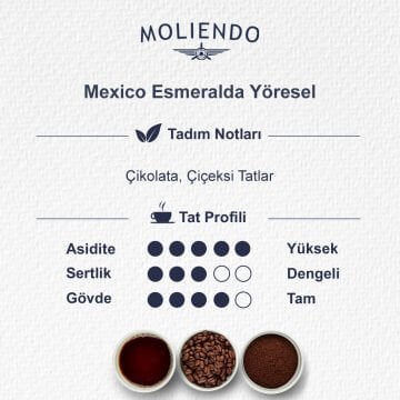 Moliendo Mexico Esmeralda Yöresel Kahve 250 gr.