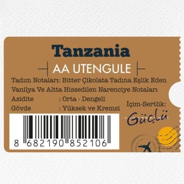 Moliendo Tanzania Utengule AA Yöresel Kahve 250 gr.