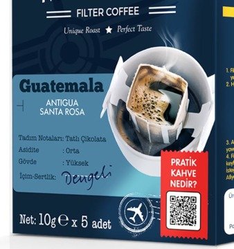 Moliendo Guatemala Antigua Pratik Filtre Kahve 5x10 g
